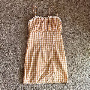 Gingham Summer Mini Dress